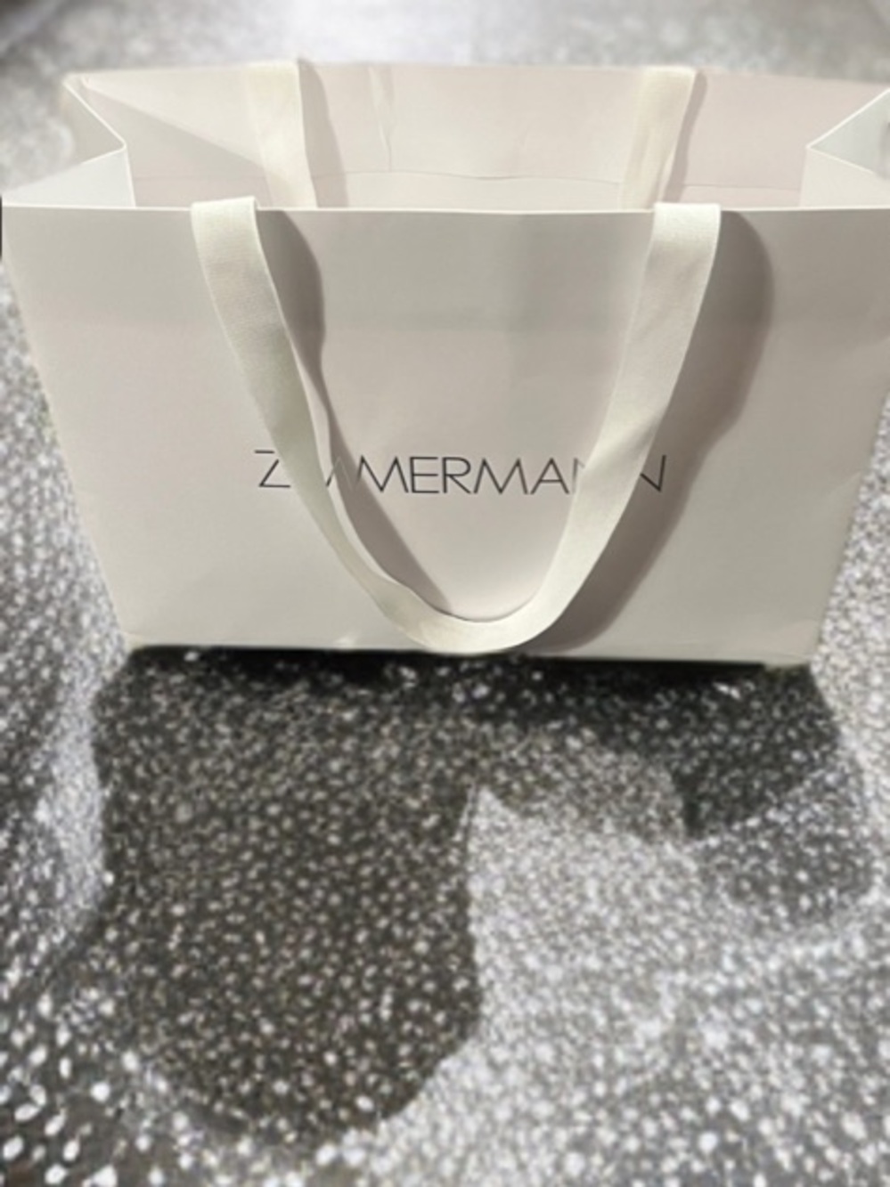 Zimmermann Classic White Tote Bag